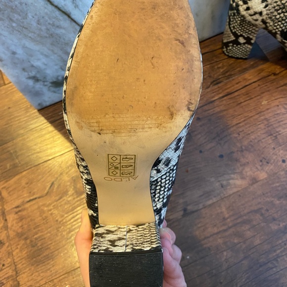 ALDO Snake Skin Ankle Boots - Picture 5 of 8